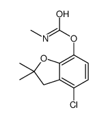 (4-chloro-2,2-dimethyl-3H-1-benzofuran-7-yl) N-methylcarbamate