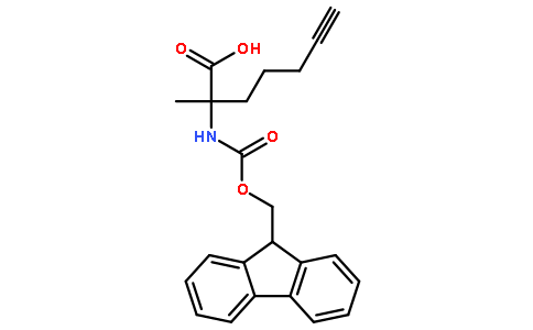 (2R)-2-(9H-fluoren-9-ylmethoxycarbonylamino)-2-methyl-hept-6-ynoi c acid