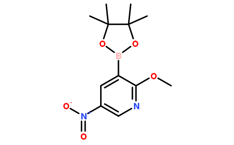 2-甲氧基-5-硝基吡啶-3-硼酸频那醇酯