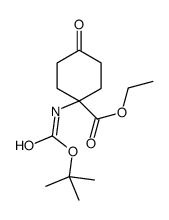 1-(叔丁氧基羰基氨基)-4-氧代环己烷羧酸乙酯