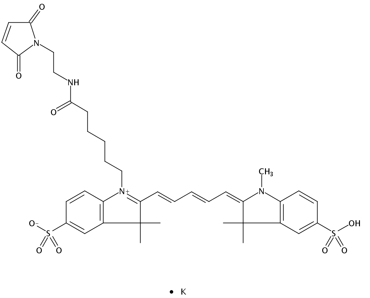 磺化CY5马来酰亚胺