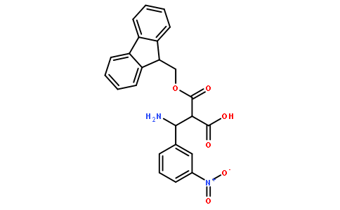 (S)-N-芴甲氧羰基-3-氨基-3-(3-硝基苯基)丙酸