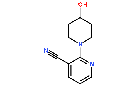 2-(4-hydroxypiperidin-1-yl)pyridine-3-carbonitrile