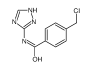 4-(chloromethyl)-N-(1H-1,2,4-triazol-5-yl)benzamide