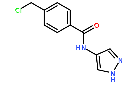 4-(氯甲基)-N-1H-吡唑-4-基苯甲酰胺