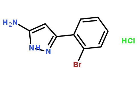 3-(2-溴苯基)-5-氨基吡唑盐酸盐
