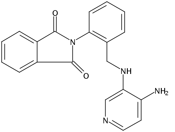 2-(2-(((4-Aminopyridin-3-yl)amino)methyl)phenyl)isoindoline-1,3-dione