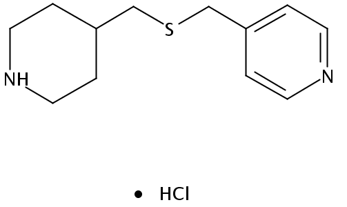 4-(((Piperidin-4-ylmethyl)thio)methyl)pyridine hydrochloride