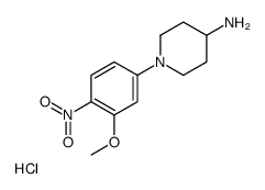 1-(3-Methoxy-4-nitrophenyl)piperidin-4-amine hydrochloride