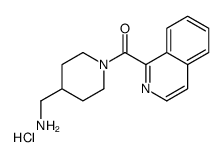(4-(Aminomethyl)piperidin-1-yl)(isoquinolin-1-yl)methanone hydrochloride