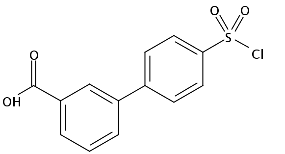 4'-(Chlorosulfonyl)-[1,1'-biphenyl]-3-carboxylic acid