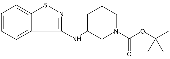 tert-Butyl 3-(benzo[d]isothiazol-3-ylamino)piperidine-1-carboxylate