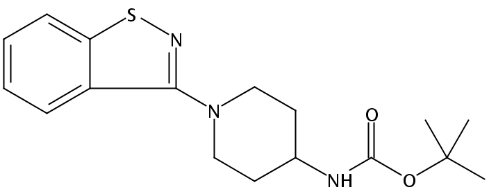 tert-Butyl (1-(benzo[d]isothiazol-3-yl)piperidin-4-yl)carbamate