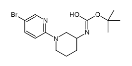 tert-Butyl (1-(5-bromopyridin-2-yl)piperidin-3-yl)carbamate