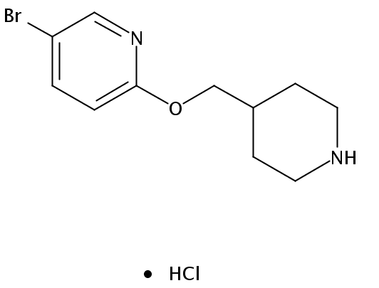 5-Bromo-2-(piperidin-4-ylmethoxy)pyridine hydrochloride