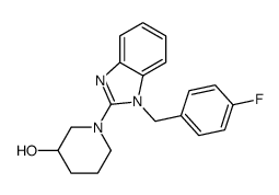 1-(1-(4-Fluorobenzyl)-1H-benzo[d]imidazol-2-yl)piperidin-3-ol