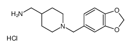 (1-(Benzo[d][1,3]dioxol-5-ylmethyl)piperidin-4-yl)methanamine hydrochloride