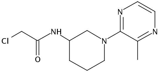 2-Chloro-N-(1-(3-methylpyrazin-2-yl)piperidin-3-yl)acetamide