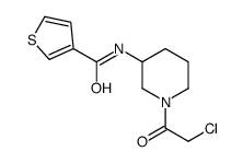 N-(1-(2-Chloroacetyl)piperidin-3-yl)thiophene-3-carboxamide