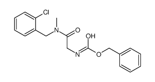 Benzyl (2-((2-chlorobenzyl)(methyl)amino)-2-oxoethyl)carbamate