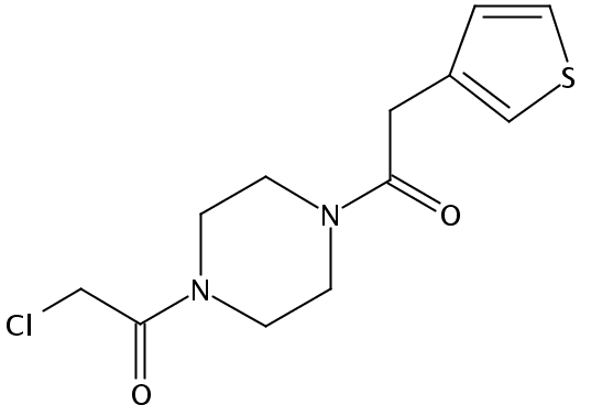 2-Chloro-1-(4-(2-(thiophen-3-yl)acetyl)piperazin-1-yl)ethanone