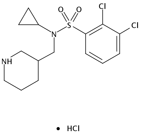 2,3-Dichloro-N-cyclopropyl-N-(piperidin-3-ylmethyl)benzenesulfonamide hydrochloride