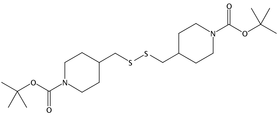 Di-tert-Butyl 4,4'-(disulfanediylbis(methylene))bis(piperidine-1-carboxylate)