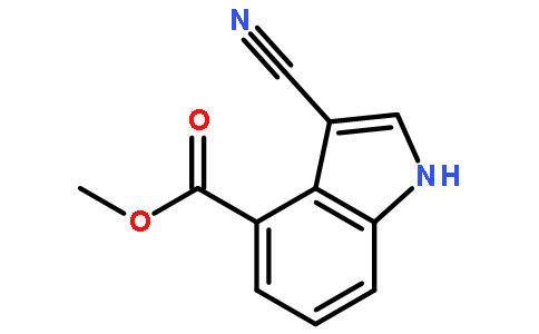 3-氰基-1H-吲哚-4-甲酸甲酯