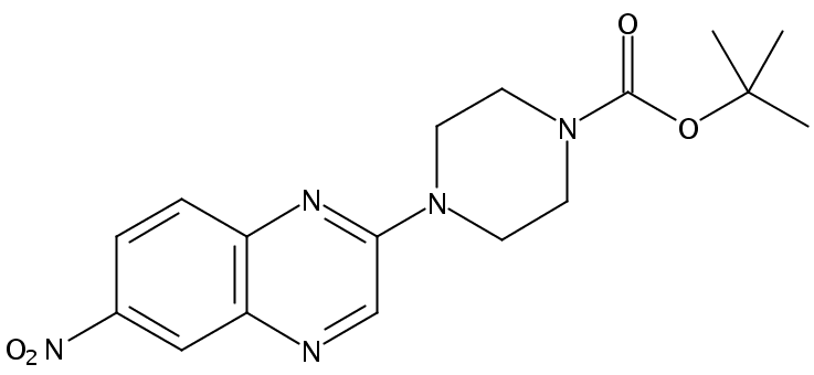 tert-Butyl 4-(6-nitroquinoxalin-2-yl)piperazine-1-carboxylate