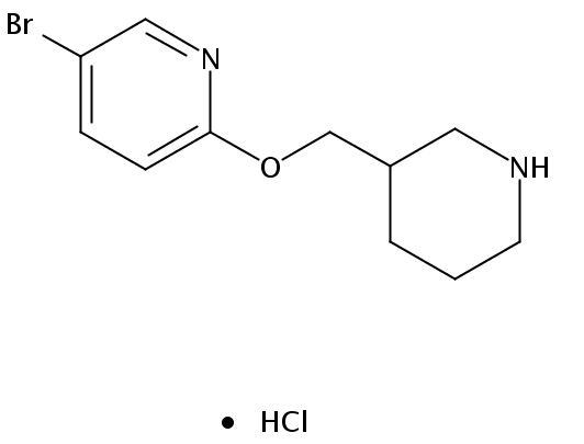 5-Bromo-2-(piperidin-3-ylmethoxy)pyridine hydrochloride