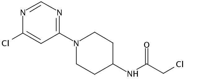 2-Chloro-N-(1-(6-chloropyrimidin-4-yl)piperidin-4-yl)acetamide