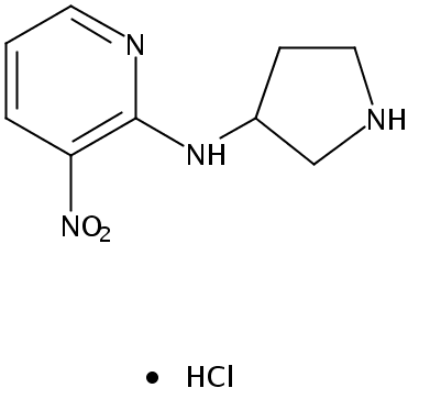 3-Nitro-N-(pyrrolidin-3-yl)pyridin-2-amine hydrochloride