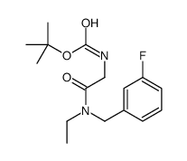 tert-Butyl (2-(ethyl(3-fluorobenzyl)amino)-2-oxoethyl)carbamate