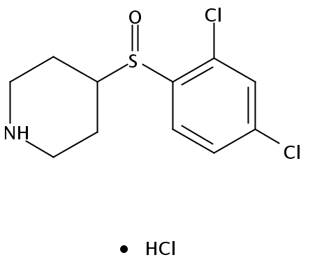 4-((2,4-Dichlorophenyl)sulfinyl)piperidine hydrochloride