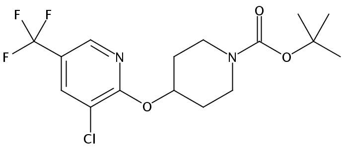 tert-Butyl 4-((3-chloro-5-(trifluoromethyl)pyridin-2-yl)oxy)piperidine-1-carboxylate