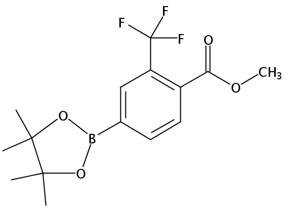 Methyl 4-(4,4,5,5-tetramethyl-1,3,2-dioxaborolan-2-yl)-2-(trifluoromethyl)benzoate
