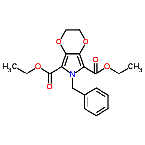 1-苄基-3,4-乙烯二氧吡咯-2,5-二羧酸二乙酯