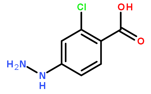 2-氯-4-肼基苯甲酸