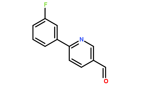 6-(3-氟苯基)-3-吡啶羧醛