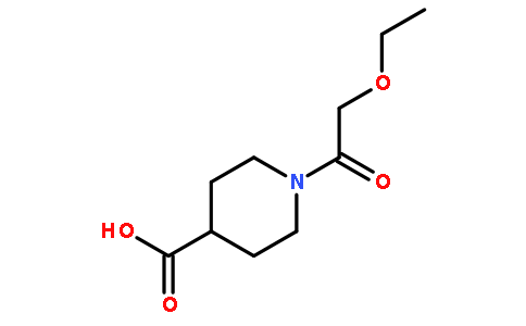 1-(乙氧基乙酰基)哌啶-4-羧酸