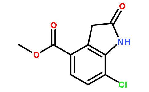 7-氯-2-氧代吲哚-4-羧酸甲酯