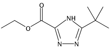 ethyl 5-tert-butyl-4H-1,2,4-triazole-3-carboxylate