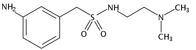 3-amino-N-[2-(dimethylamino)ethyl]Benzenemethanesulfonamide