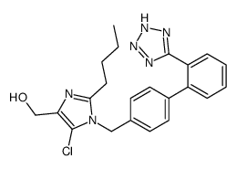 [2-butyl-5-chloro-1-[[4-[2-(2H-tetrazol-5-yl)phenyl]phenyl]methyl]imidazol-4-yl]methanol