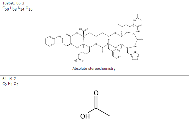 Bremelanotide (Acetate)