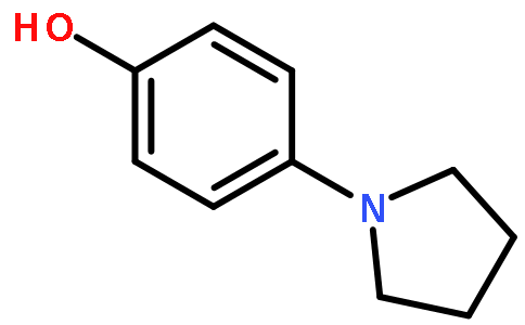 p-(1-pyrrolidinyl)phenol