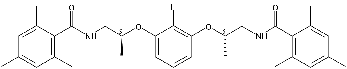 N,N'-[(2S,2'S)-[(2-碘代-1,3-亚苯基)双(氧基)]双(丙烷-2,1-二基)]双(均三甲苯酰胺)