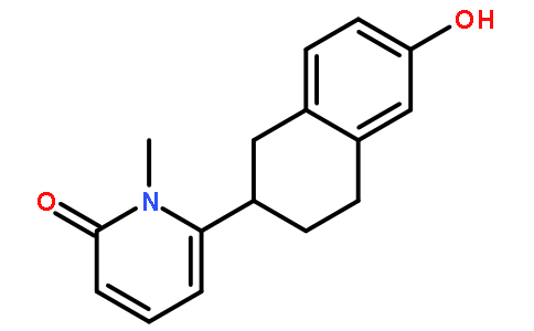 6-(6-hydroxy-1,2,3,4-tetrahydronaphthalen-2-yl)-1-methylpyridin-2-one