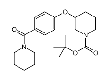 3-[4-(哌啶-1-羰基)-苯氧基]-哌啶-1-羧酸叔丁酯