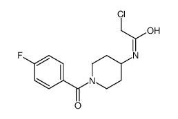 2-chloro-N-[1-(4-fluorobenzoyl)piperidin-4-yl]acetamide